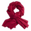 Cashmere tørklæde vinrød