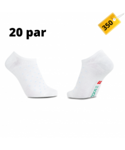 iZ Sock 20pak bambus ankelstrømper med blå prikker i hvid ( NY SOMMERKOLLEKTION ) 781-defaultCombination
