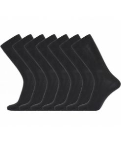 ProActive Bambus strømper 7-pak i Sort. Sort 40-43