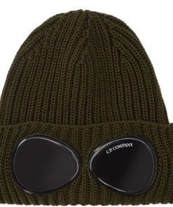 C.P. Company Goggle Merino Beanie Army