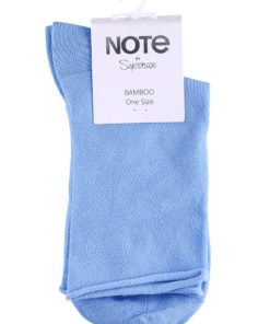 Oroblu - Strømper - Note Woman Bamboo Roll Top - Light Blue