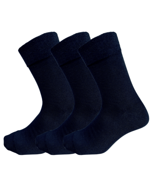 Kilde Comfort & Diabetes, 3pak bambus ankelstrømper i sort. Unisex